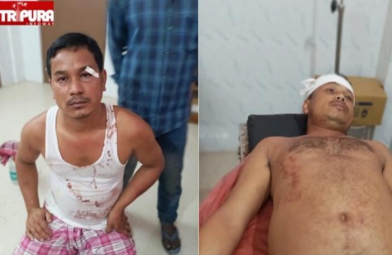 Tripura Post Result Violence : 8 injured in a Political Clash among BJP and Tipra Motha Parties in Fatikroy, Unakoti Dist
