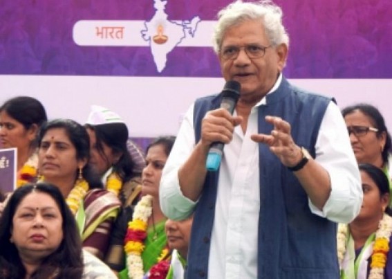 Centre using government agencies as political weapons: Sitaram Yechury