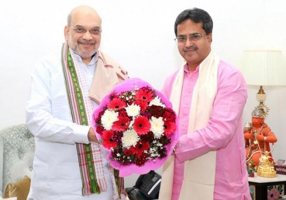 Tripura CM met Union Home Minister Amit Shah
