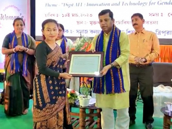 ‘Innovation and Technology for Gender Equality’ : Women’s Day Observed by Tripura Social Welfare Dept