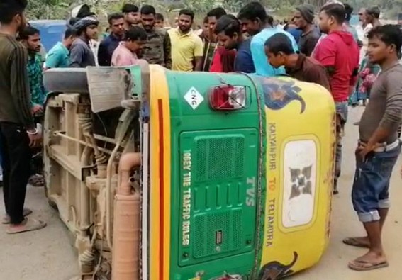Three Injured in Road Accident in Kailashahar