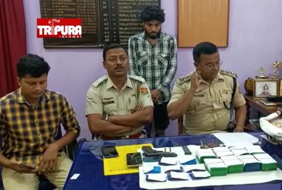 Agartala Drug Smuggling Racket : One more Arrested with Yaba Tablet, Pistol