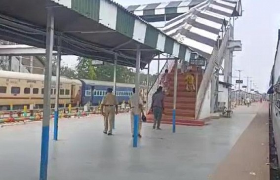 Passengers demanded another foot over bridge in Agartala Railway Station Passengers demanded another foot over bridge in Agartala Railway Station