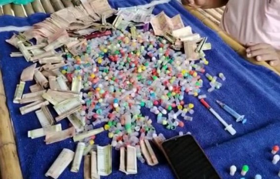 Wanted Drug Mafia Mithu Majumder Arrested by Teliamura Police