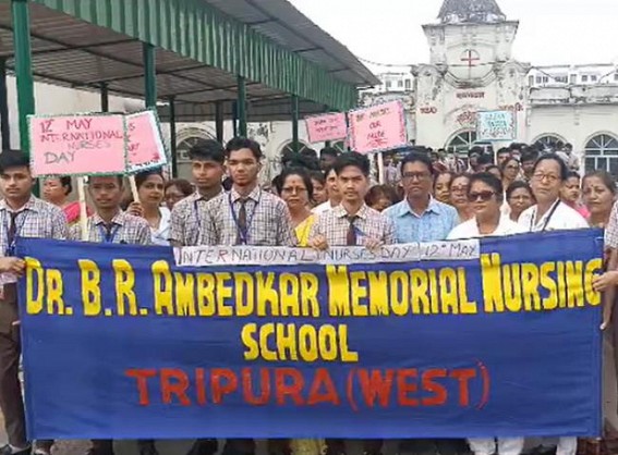 Rally Organized in Agartala on Nursing Day