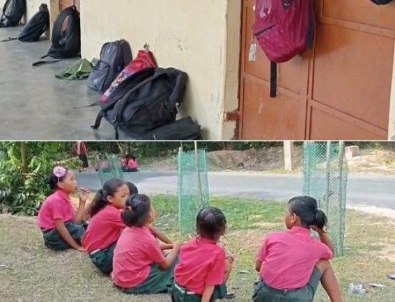 Rural Tripura's Education System in Jeopardy in HIRA Era : Students Wait Everyday Outside for Teachers' Arrival crossing Assembly Period 