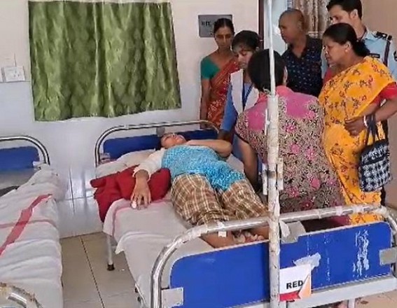 7 Injured including School Student in Road Accident in Sabroom