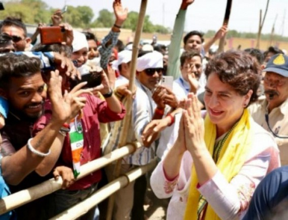 MP polls: Priyanka Gandhi launches campaign, corners BJP on scams