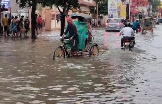 Agartala Water-Logging : Fare Raised as City gets Flooded