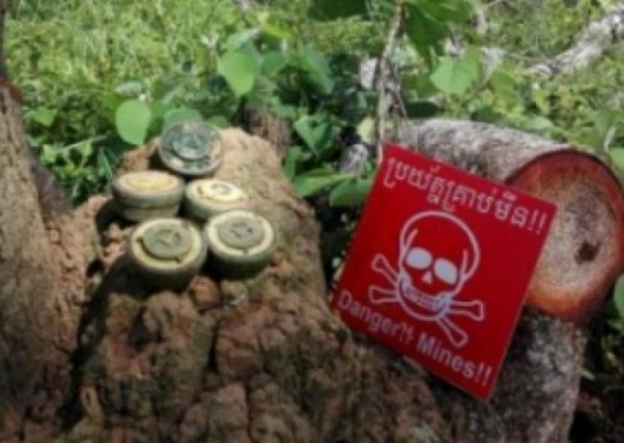 War-era US-made aerial bomb discovered in Cambodia War-era US-made aerial bomb discovered in Cambodia