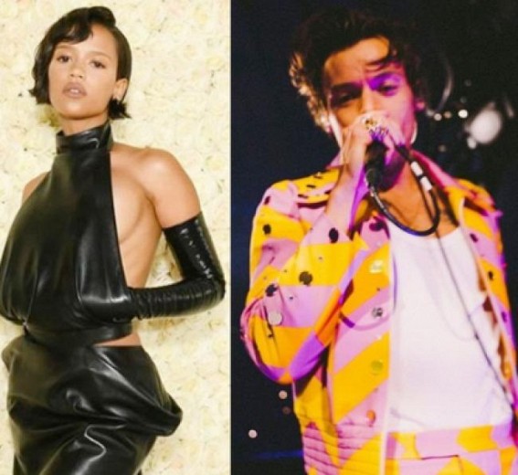 Dating rumours swirl as Taylor Russell seen at Harry Styles concert