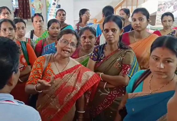 Tripura Anganwadi Workers warned State Govt for not working online if Pending Arrears of Mobile Recharge Costs are not given