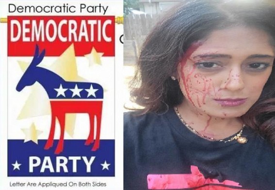 Democratic party official of Indo-Sri Lankan descent left bloodied in carjacking attack