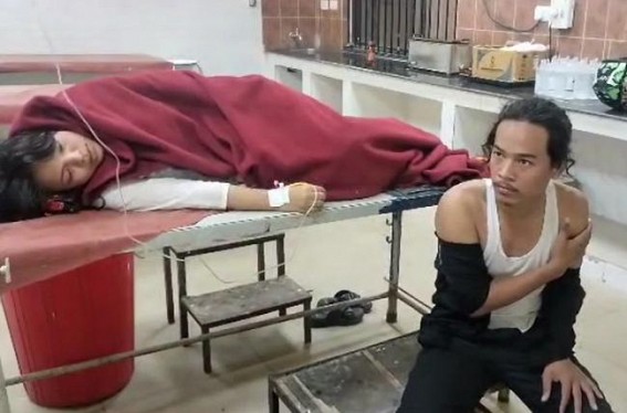 Tussle among Police and Agitators : Tipra Motha youth activists injured in Police action