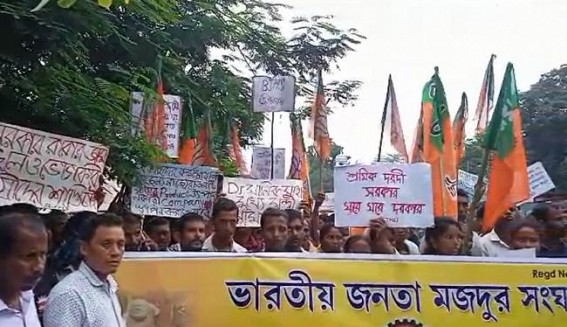 Bharatiya Janata Mazdoor Sangha alleged ‘intimidation’ by Land Mafias