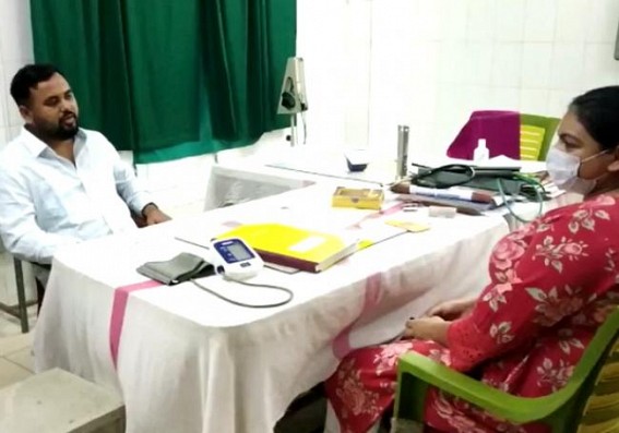 Bishalgarh BJP MLA Sushanta Deb made a ‘Surprise Visit’ to Bishalgarh subdivisional Hospital
