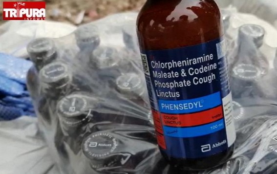 3000 Bottle Phensedyl seized in Churaibari area while smuggling