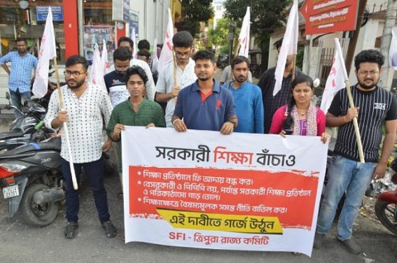 SFI demands Free Education access in Education Sector