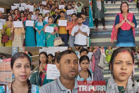 2022 STGT qualified candidates wait for Recruitment for 1 Year 2 months amid massive Teachers Crisis paralyzed Education system across Tripura