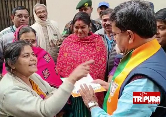Tripura Election 2023 : Bordowali Voter Quizzed CM over Jobs amid 'Atmanirvar Campaigning' of BJP