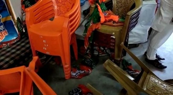 BJP, Congress tension in Agartala Radhanagar area BJP, Congress tension in Agartala Radhanagar area