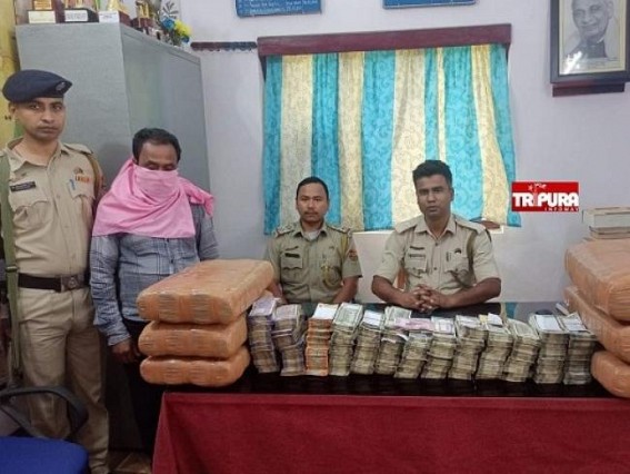 Another Major Success for Tripura Police : Rs. 56 Lakhs Seized along with Drug Items from a house by Sidhai Police, 1 Arrested