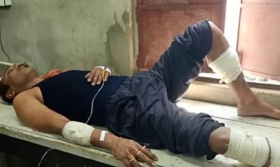 Deadly attack on an Agriculture officer in a broad Daylight in Khowai, admitted to Hospital