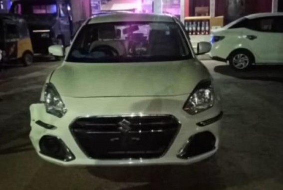 Snatchers gheraoed 3 young men in a vehicle, narrowly escaped from death in Bishalgarh Bypass area
