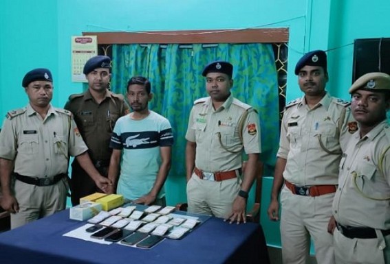 2 Drug Peddlers Arrested with Ganja and 1 Lakh Cash in Kumarghat