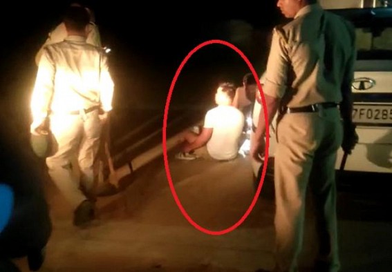 Bishramganj Police busted Alcohol Party at Bishramganj Primary Health center : 2 Detained