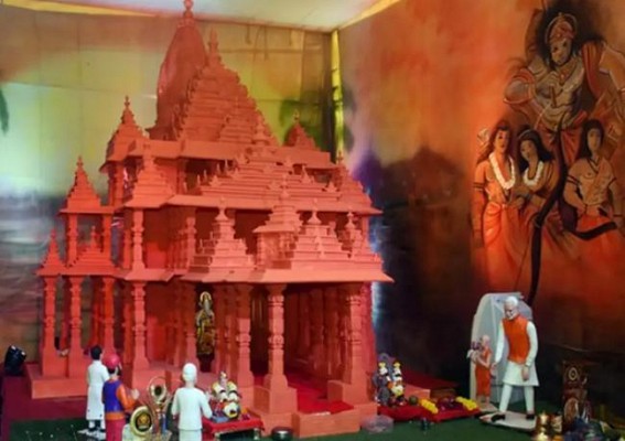 Main idol brought into the 'garbh griha' of Ram temple