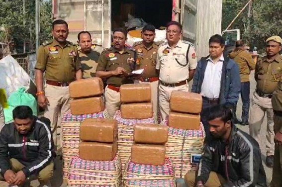 Two Assam Residents arrested by North Tripura Police with Ganja while smuggling from Agartala