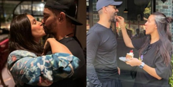 Neha Dhupia sings b'day song for Angad; couple spotted on a breakfast date