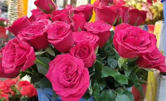 Generation Z celebrate Valentine’s Day: Flower markets’ business goes to peak