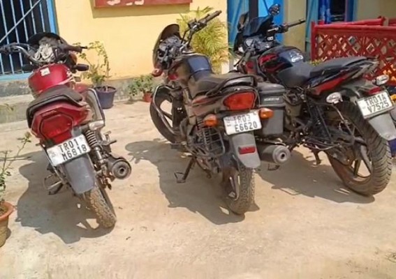 3 stolen bikes recovered by Madhupur Police 3 stolen bikes recovered by Madhupur Police
