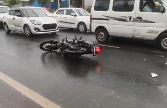 Youth died in Road Accident in Kamalasagar