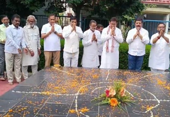 Tripura Congress observed Death Anniversary of former PM Rajib Gandhi ; held blood donations