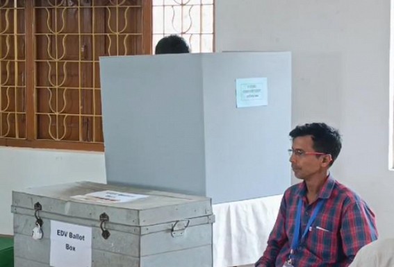Panchayat Election : Polling Personnel Cast Votes