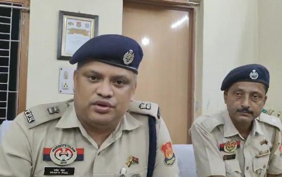 Teliamura Police during Mobile Patrolling Arrested Club Members in Extortion Charge ; lodged Suo Moto Case !