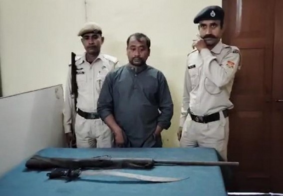 Surrendered NLFT Militant arrested with Weapons and local Gun !