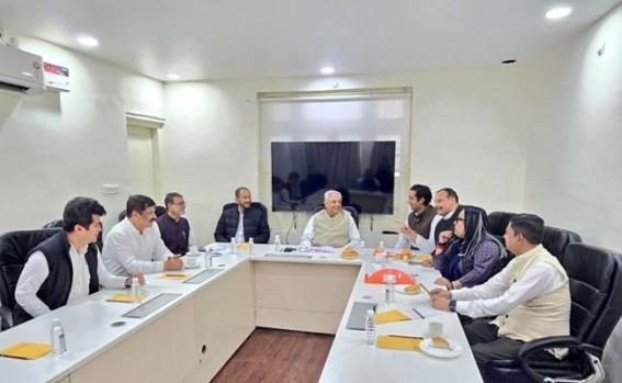 Tripura Congress leaders met Central leaders in Delhi