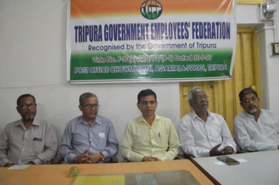 ‘Clear 25% pending DA of state govt employees,’ demands Tripura Govt Employees Federation