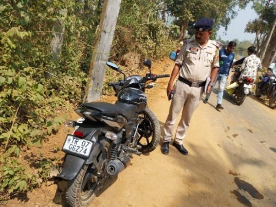 5 including a pregnant woman injured in Bishalgarh after 3 persons without wearing helmets on a bike hit auto