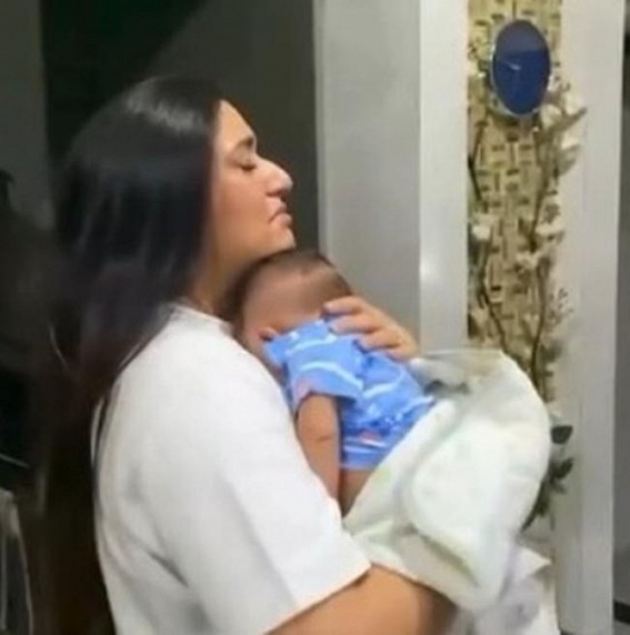 YHM’s Shireen Mirza gets emotional for leaving her 2-month-baby at home for work commitments