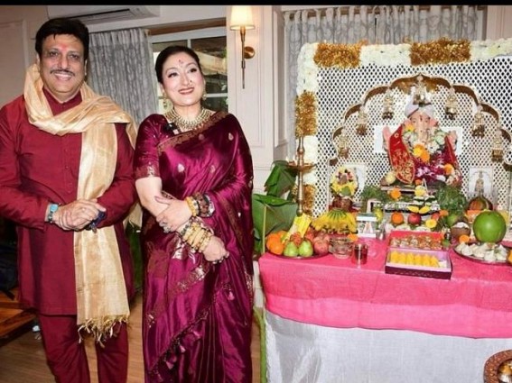 Govinda & Sunita Ahuja dances at Ganpati Visarjan after debunking divorce rumors