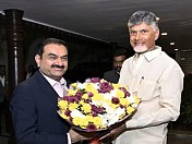 Gautam Adani meets Andhra Pradesh CM Chandrababu Naidu in Amaravati