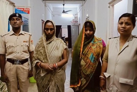 Two ladies arrested with 22 KG Ganja from Agartala Railway Station