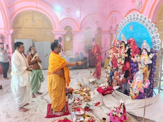 Kattayani Puja was observed at Agartala Durga Bari. TIWN Pic Nov 18