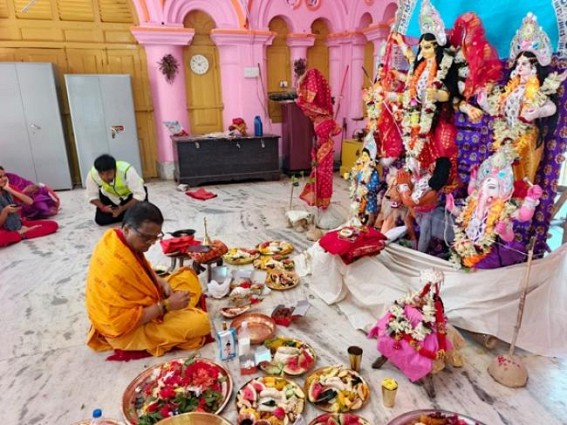 Kattayani Puja was observed at Agartala Durga Bari. TIWN Pic Nov 18