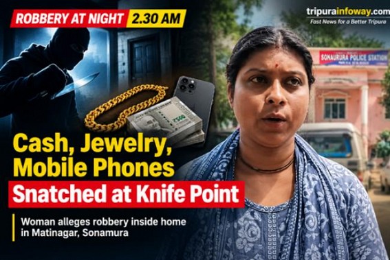 Knife-Point Robbery Reported in Matinagar; Gold Chain, Cash and Mobile Phone Allegedly Snatched
